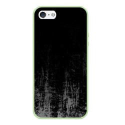 Чехол для iPhone 5/5S матовый Black Grunge