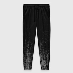 Спортивные штаны 3D Black Grunge (Женские)