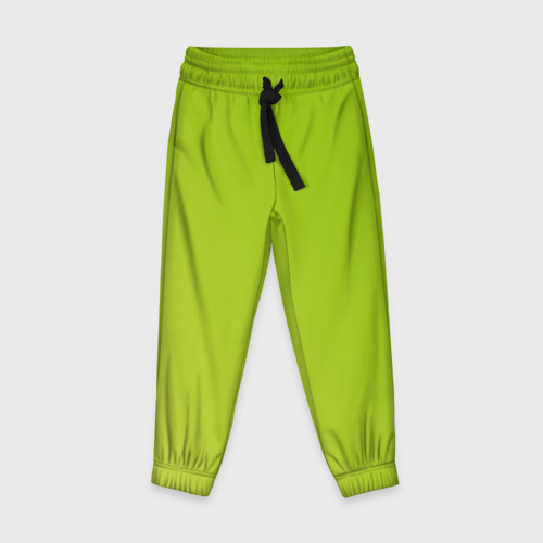 Детские брюки 3D Lime Green, цвет 3D печать