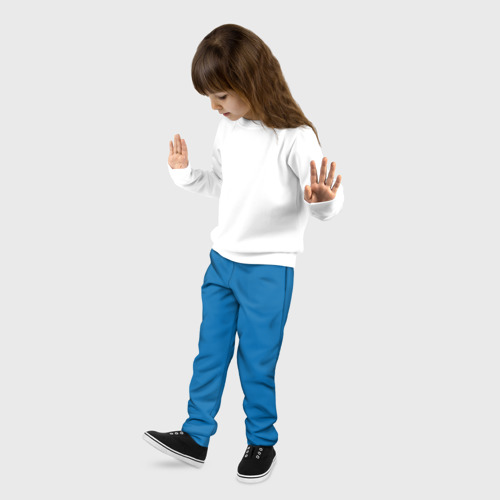 Детские брюки 3D Electric blue, цвет 3D печать - фото 3