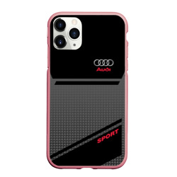 Чехол для iPhone 11 Pro Max матовый Audi sport