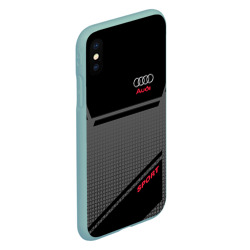 Чехол для iPhone XS Max матовый Audi sport - фото 2