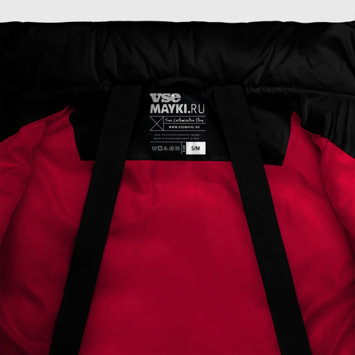 Женская зимняя куртка Oversize Audi sport, цвет красный - фото 7