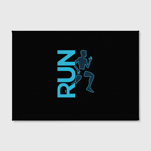 Холст прямоугольный RUN, цвет 3D печать - фото 2