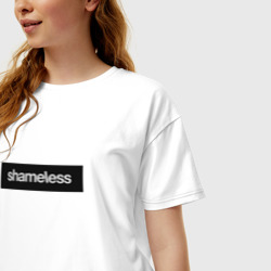 Женская футболка хлопок Oversize Shameless - фото 2