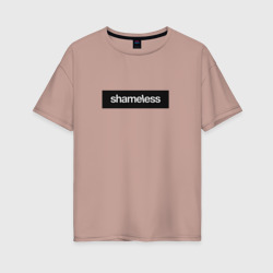 Женская футболка хлопок Oversize Shameless