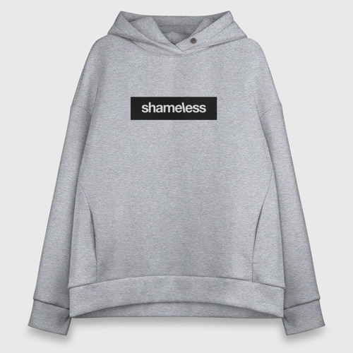 Женское худи Oversize хлопок Shameless, цвет меланж