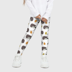 Детские леггинсы 3D Чего такой колючий? - фото 2