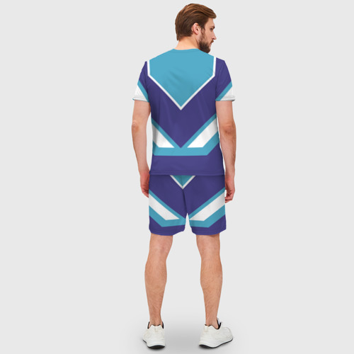 Мужской костюм с шортами 3D Сашка - банка сгущенки, цвет 3D печать - фото 4