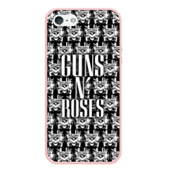 Чехол для iPhone 5/5S матовый Guns n roses