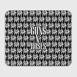 Прямоугольный коврик для мышки Guns n roses