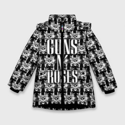 Зимняя куртка для девочек 3D Guns n roses