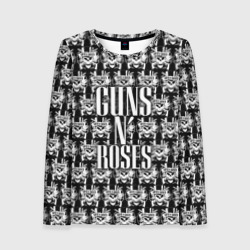 Женский лонгслив 3D Guns n roses