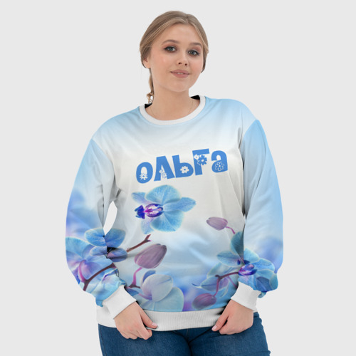 Женский свитшот 3D Ольга - фото 6