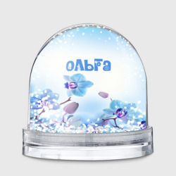 Игрушка Снежный шар Ольга