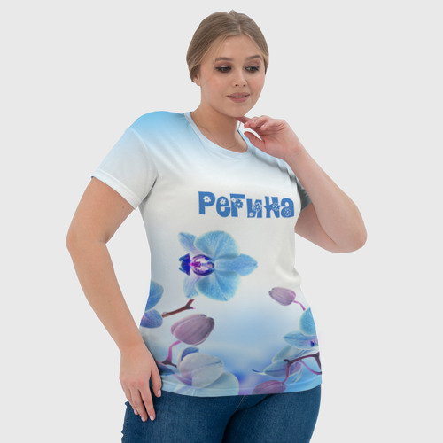 Женская футболка 3D Регина, цвет 3D печать - фото 6