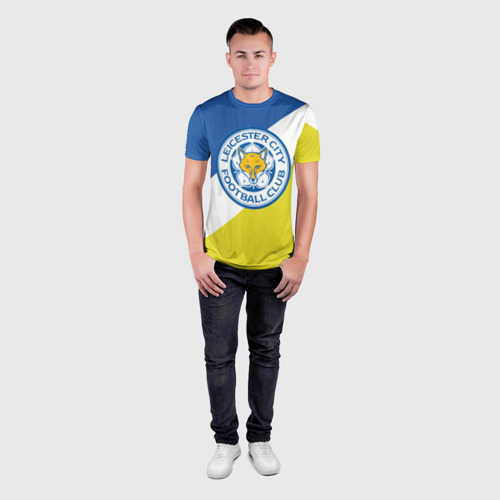 Мужская футболка 3D Slim Leicester City FC, цвет 3D печать - фото 4