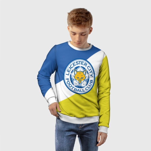 Детский свитшот 3D Leicester City FC, цвет 3D печать - фото 3