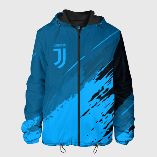 Мужская куртка 3D с принтом Juventus original 2018, вид спереди #2