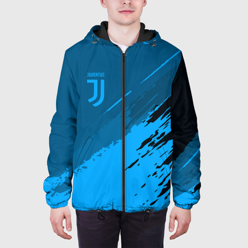 Мужская куртка 3D с принтом Juventus original 2018, вид сбоку #3