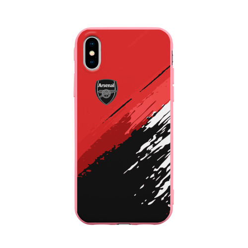 Чехол для iPhone X матовый Arsenal 2018 Original