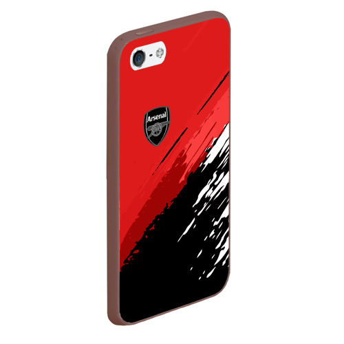 Чехол для iPhone 5/5S матовый Arsenal 2018 Original, цвет коричневый - фото 3