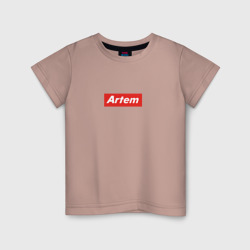 Детская футболка хлопок Артём/ Artem