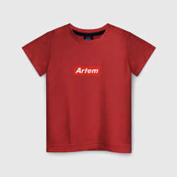 Детская футболка хлопок Артём/ Artem