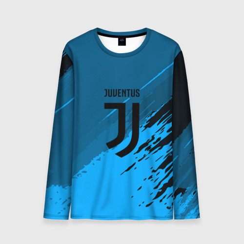 Мужской лонгслив 3D FC Juventus abstract style, цвет 3D печать