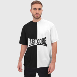 Мужская футболка oversize 3D Hardcore - фото 2