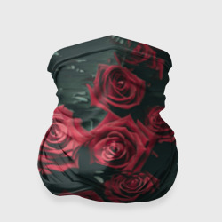 Бандана-труба 3D Цветы Розы