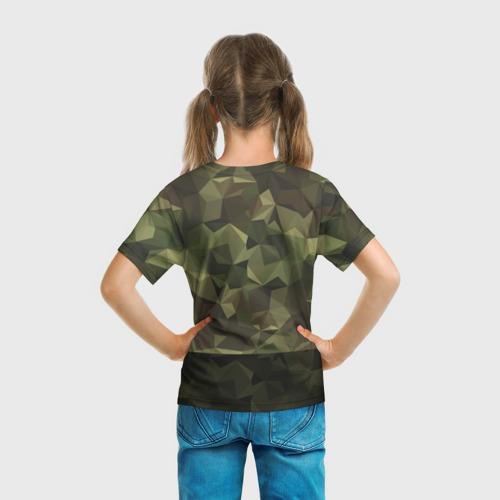 Детская футболка 3D Дикий доберман, цвет 3D печать - фото 6