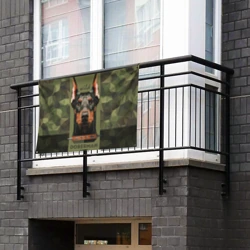 Флаг-баннер Дикий доберман - фото 2