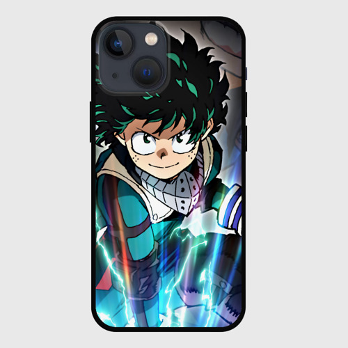 Чехол для iPhone 13 mini My Hero Academia синий свет