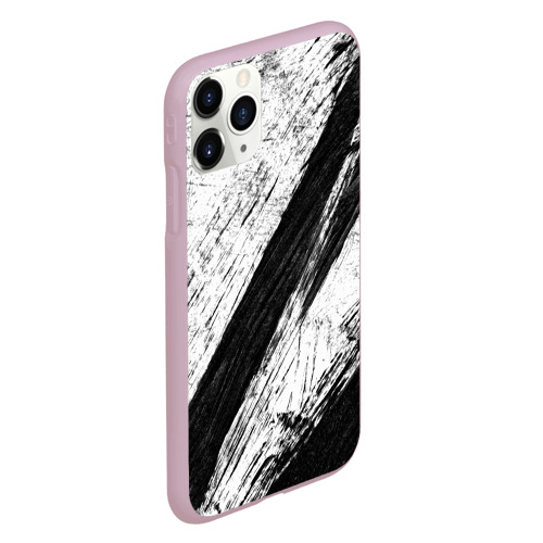Чехол для iPhone 11 Pro матовый с принтом Просто краски, вид сбоку #3