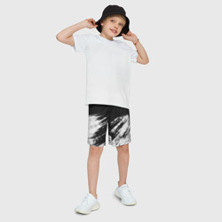 Детские спортивные шорты 3D Abstraction black&white - фото 2