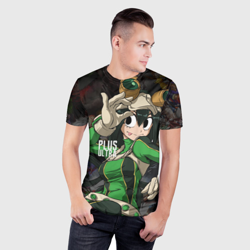 Мужская футболка 3D Slim My Hero Academia в очках, цвет 3D печать - фото 3