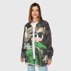 Женская рубашка oversize 3D My Hero Academia в очках - фото 2