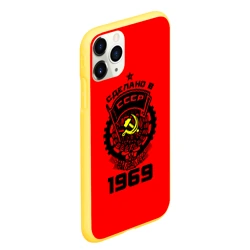 Чехол для iPhone 11 Pro Max матовый Сделано в СССР 1969 - фото 2