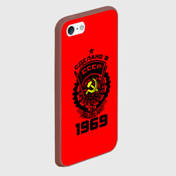Чехол для iPhone 5/5S матовый Сделано в СССР 1969 - фото 2
