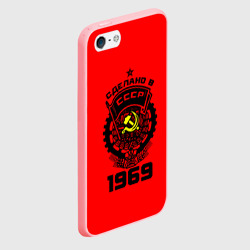 Чехол для iPhone 5/5S матовый Сделано в СССР 1969 - фото 2