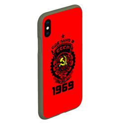 Чехол для iPhone XS Max матовый Сделано в СССР 1969 - фото 2