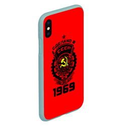 Чехол для iPhone XS Max матовый Сделано в СССР 1969 - фото 2