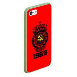 Чехол для iPhone 5/5S матовый Сделано в СССР 1969 - фото 2