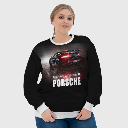 Женский свитшот 3D Porsche GTstreet R - фото 6
