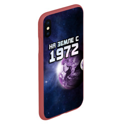 Чехол для iPhone XS Max матовый На земле с 1972 - фото 2