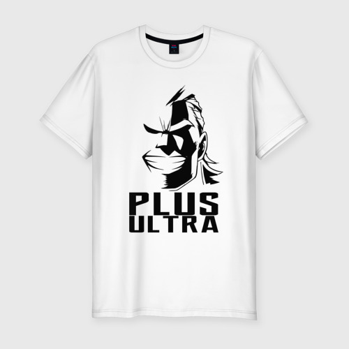 Мужская футболка хлопок Slim Plus Ultra - My Hero Academia, цвет белый