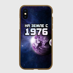 Чехол для iPhone XS Max матовый На земле с 1976