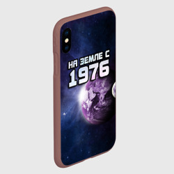 Чехол для iPhone XS Max матовый На земле с 1976 - фото 2