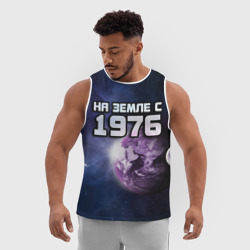Мужская спортивная майка 3D На земле с 1976 - фото 2